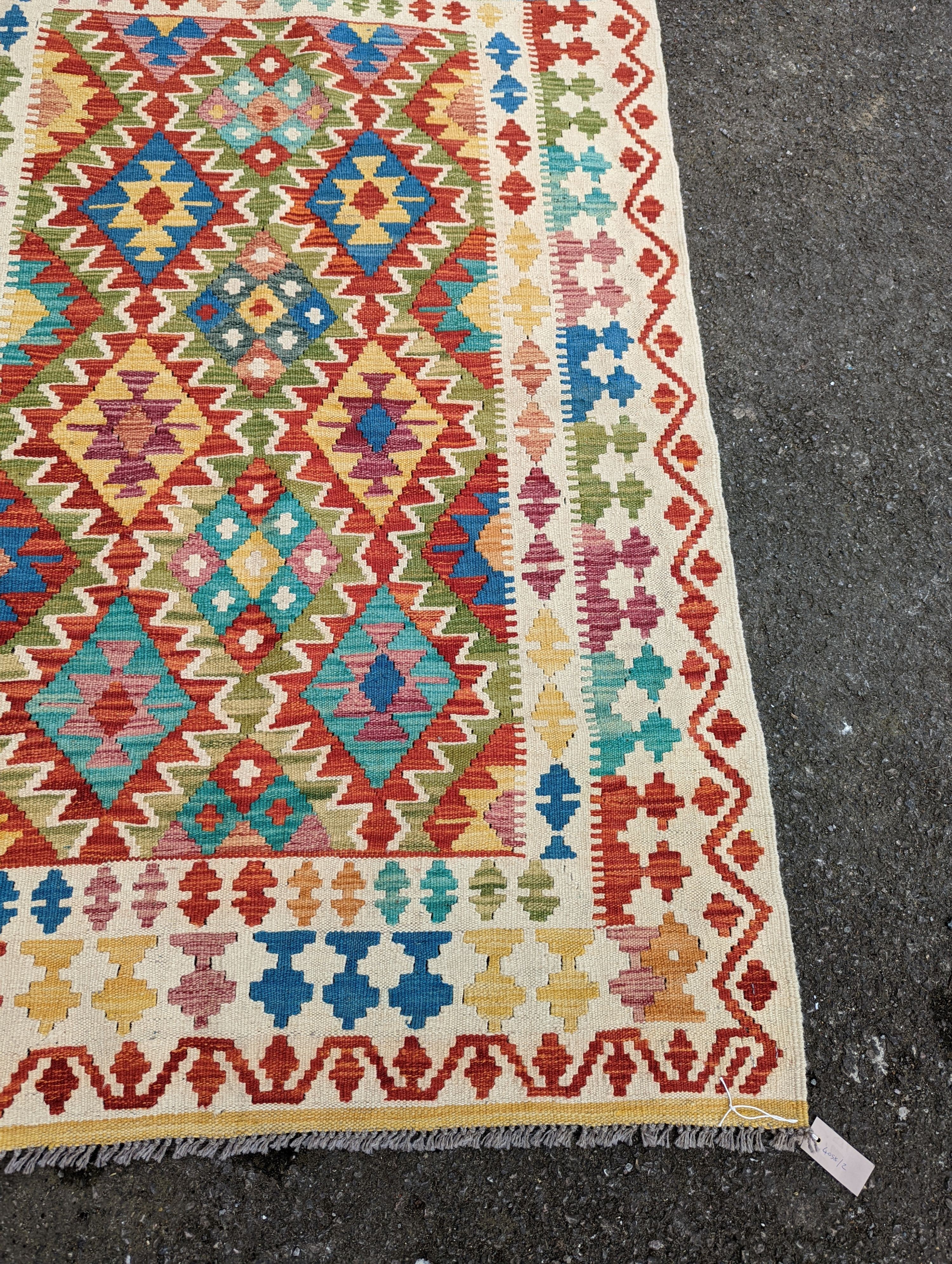 An Anatolian design Kilim flatweave rug, 172 x 124cm